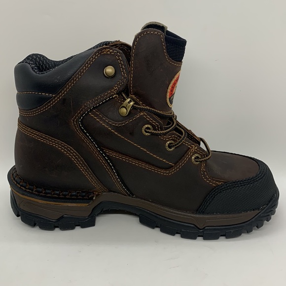 Red Wing Irish Setter NEW Women’s Work Boot 7D Brown 6” Two Harbors Steel Toe - Picture 8 of 15